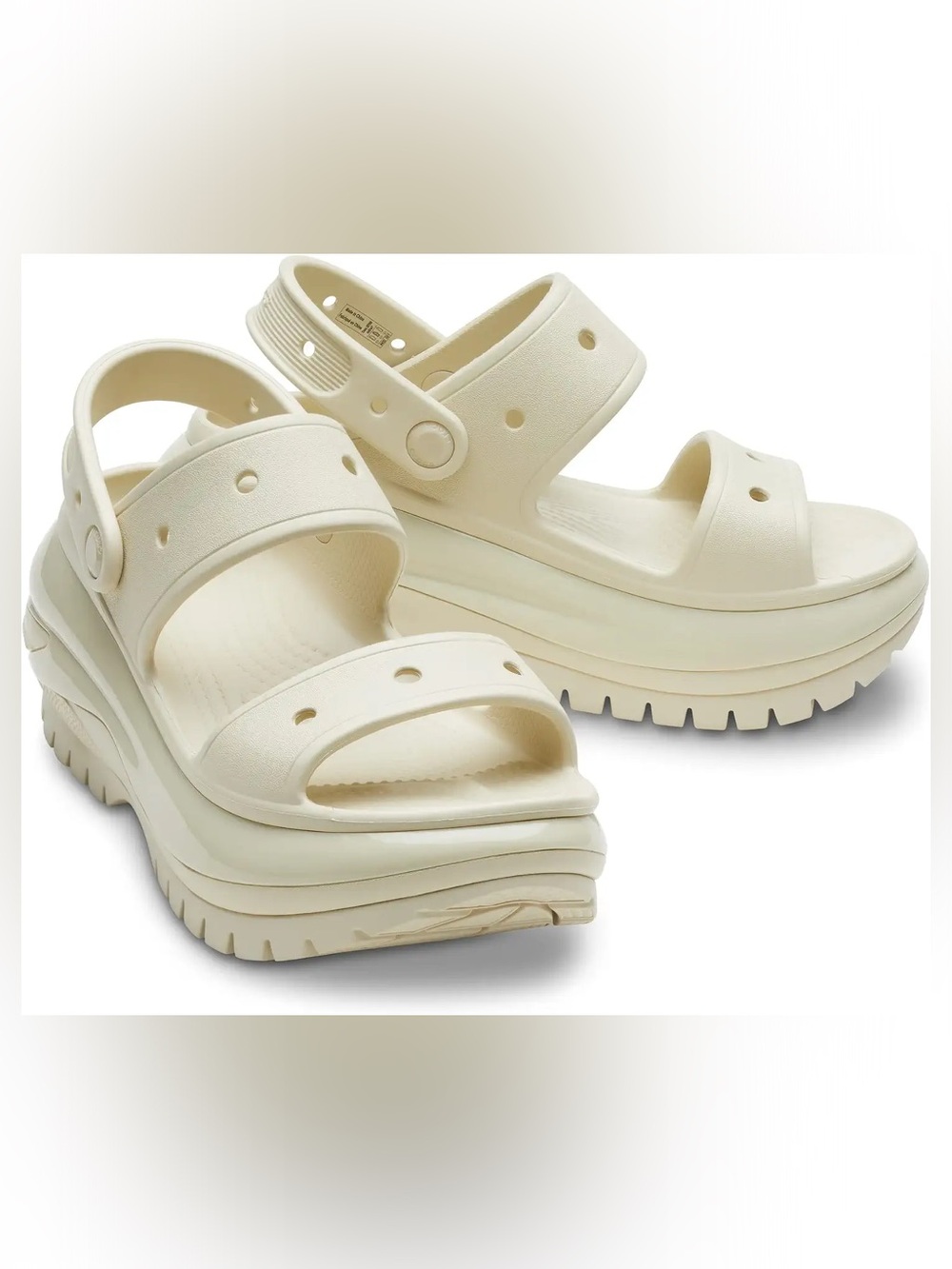 Classic Mega Crush Crocs Platform Sandals Unisex — W9 M8